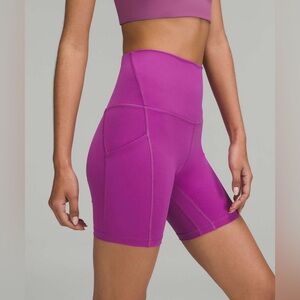 NWOT Lululemon Align High-Rise Short with Pockets 6"
Vivid Plum - Size 12